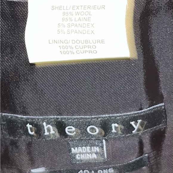 Theory Wool 2 Button Sportcoat Blazer Size 40R (Retail $400) - Picture 2 of 4